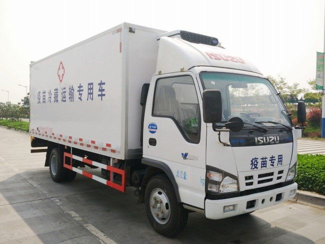 (廂長(cháng)5.1米)五十鈴600P冷藏車(chē)